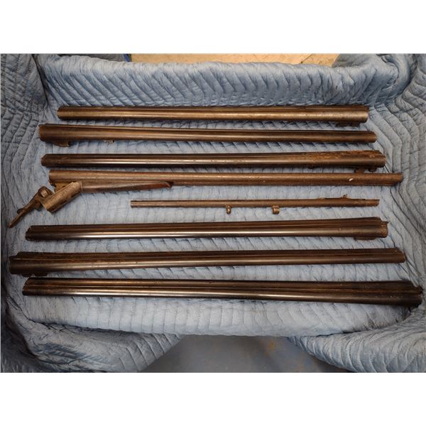 7 Double Barreled Shotgun Barrels (C69)