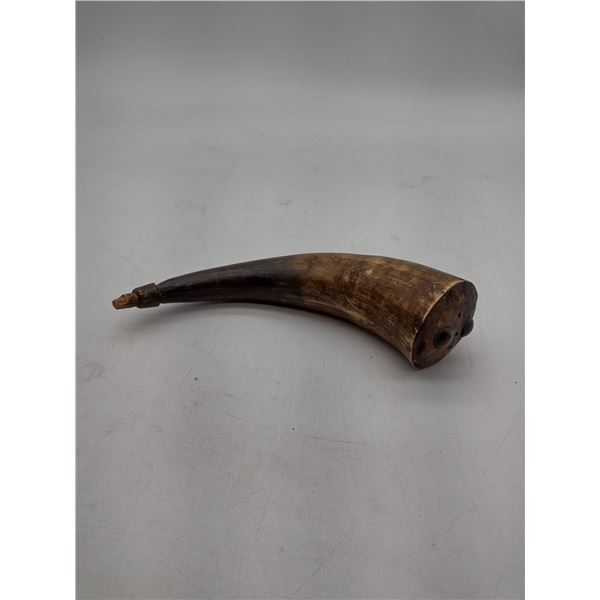 Antique Genuine Black Powder Horn (C2)