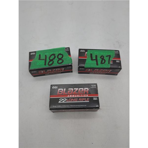 3 Blazer 22LR Ammunition (C17)
