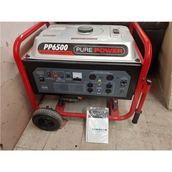Pure Power PP6500 portable generator (C77)