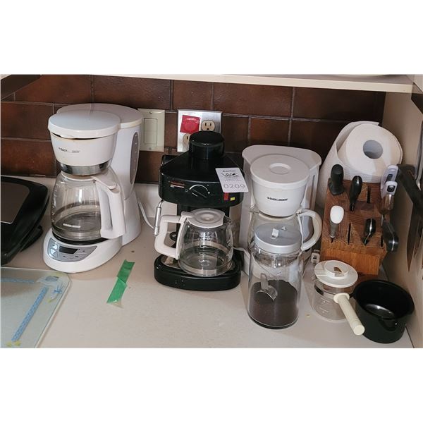 Coffee Makers, Knives A