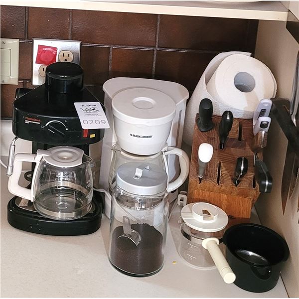 Coffee Makers, Knives A
