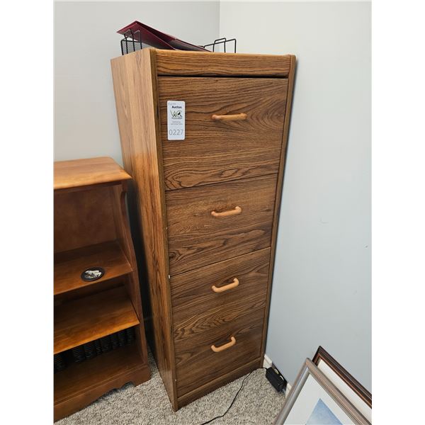 Wood Filing Cabinet B