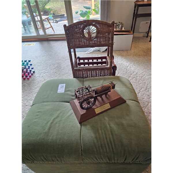 Ottoman Wicker Shelf A
