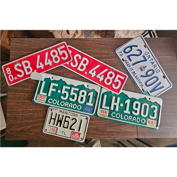 Licence Plates A