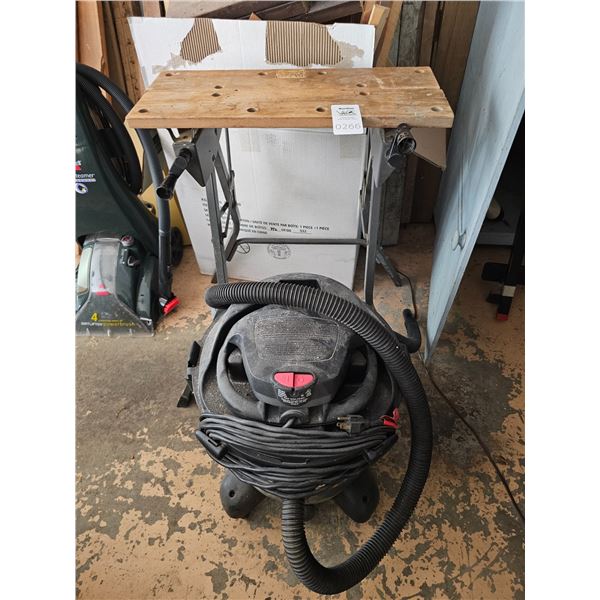 Shop vac & Saw Horse C