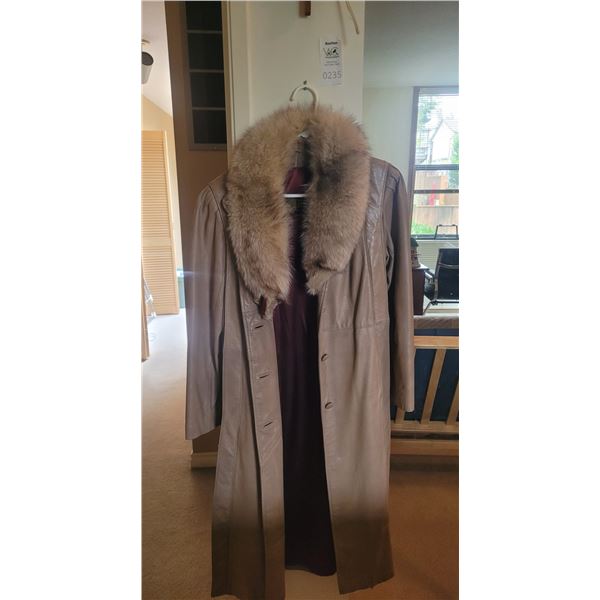 Vintage Leather Coat A