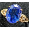 Image 3 : 10K(2.3G), TANZANITE (3.3CT), LAB DIAMOND (0.03CT)RING, SIZE 7, SUGGESTED RETAIL VALUE $4200