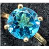 Image 1 : 10K(2G), BLUE TOPAZ (2.3CT)RING, SIZE 6.25, SUGGESTED RETAIL VALUE $2800