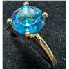 Image 2 : 10K(2G), BLUE TOPAZ (2.3CT)RING, SIZE 6.25, SUGGESTED RETAIL VALUE $2800