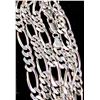Image 2 : SILVER(38G), MEN'S HEAVY RHODIUM PLATED ITALIAN CHAIN 24", SUGGESTED RETAIL VALUE $1000