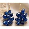 Image 1 : 10K(7.14G), BLUE SAPPHIRE (34CT) EARRING, SUGGESTED RETAIL VALUE $1400
