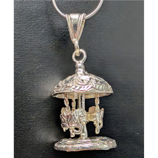 SILVER(7.93G), NECKLACE 16", SUGGESTED RETAIL VALUE $230