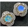 Image 1 : SILVER(4.4G), LABRADORITE (1.4CT) EARRING, SUGGESTED RETAIL VALUE $300