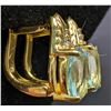 Image 2 : SILVER(3.54G), BLUE TOPAZ (3CT)EARRING, SUGGESTED RETAIL VALUE $240
