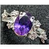 Image 1 : SILVER(3.48G), AMETHYST (1.5CT)RING, SIZE, SUGGESTED RETAIL VALUE $240