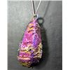 Image 1 : SILVER(13G), RAINBOW TITANIUM AURA QUARTZ NECKLACE APP 18", SUGGESTED RETAIL VALUE $200
