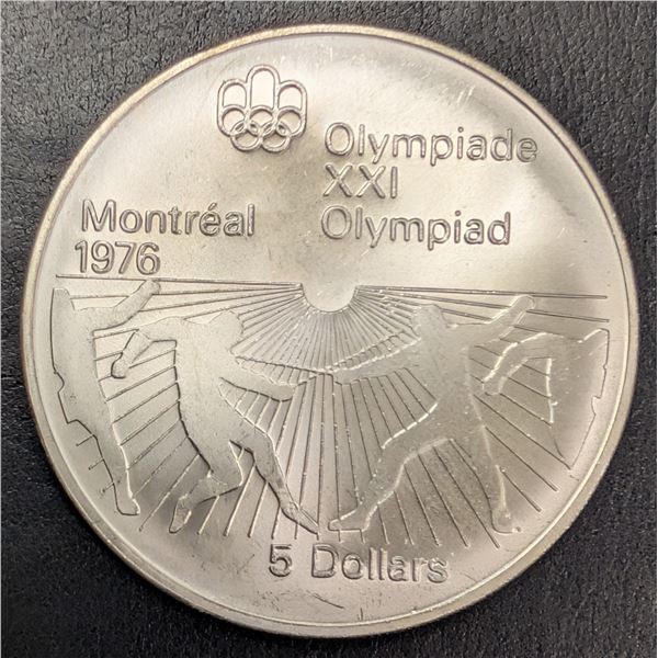 SILVER(24.47G), $5 OLYMPIC COIN