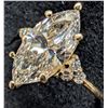 Image 2 : 10K(2.2G), LAB DIAMOND (2.2+0.1CT)RING, SIZE 5.5, SUGGESTED RETAIL VALUE $4600