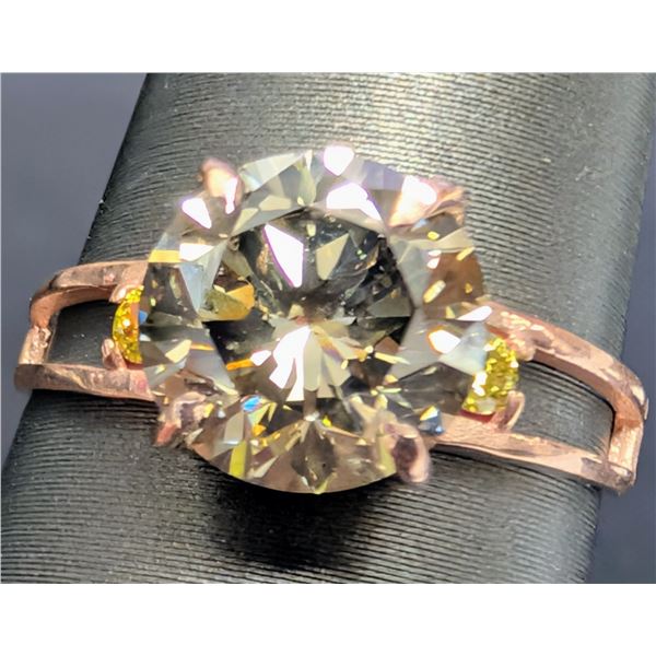10K(1.7G), LAB DIAMOND (1.8CT)RING, SIZE 5.75, SUGGESTED RETAIL VALUE $3800