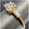 Image 3 : 10K(1.4G), LAB DIAMOND (0.7CT)RING, SIZE 5.5, SUGGESTED RETAIL VALUE $2400