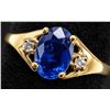 Image 2 : 10K(1.3G), TANZANITE (0.5CT), DIAMOND (0.02CT)RING, SIZE 6.5, SUGGESTED RETAIL VALUE $1600