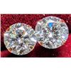 Image 1 : 14K(0.4G), LAB DIAMOND (0.82CT) EARRING, APPRAISED INSURANCE VALUE $1150