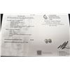 Image 3 : 14K(0.4G), LAB DIAMOND (0.82CT) EARRING, APPRAISED INSURANCE VALUE $1150