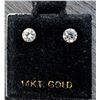 Image 2 : 14K LAB DIAMOND (0.42CT) EARRING, SUGGESTED RETAIL VALUE $800
