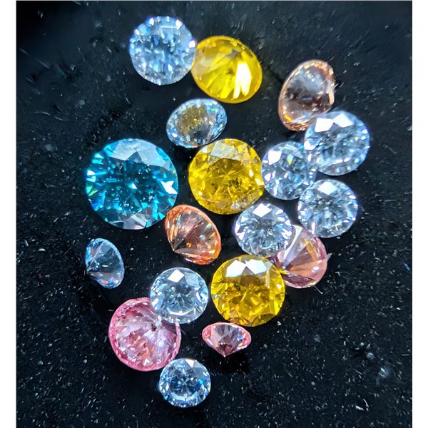 FANCY COLOR LAB DIAMOND (APP 1CT), SUGGESTED RETAIL VALUE $800