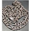 Image 2 : SILVER(15.38G), HOLLOW STYLE RHODIUM PLATED CHAIN 20", SUGGESTED RETAIL VALUE $460