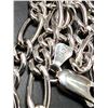 Image 3 : SILVER(15.38G), HOLLOW STYLE RHODIUM PLATED CHAIN 20", SUGGESTED RETAIL VALUE $460