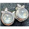 Image 1 : SILVER(4.68G), GENUINE GEMSTONE EARRING, SUGGESTED RETAIL VALUE $280
