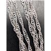 Image 2 : SILVER(9.3G), SINGAPORE CHAIN 22", SUGGESTED RETAIL VALUE $270