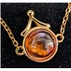 Image 1 : SILVER(2.15G), AMBER BRACELET 7.5"