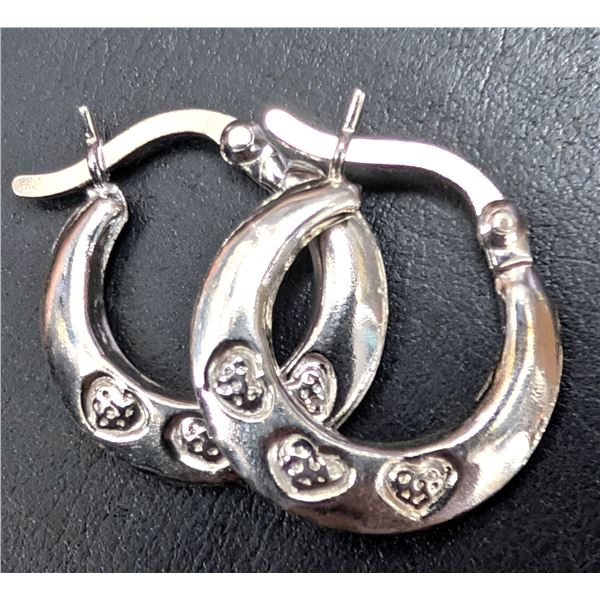 SILVER(1.32G), SMALL HOOP EARRING