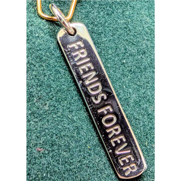 SILVER "FRIEND FOREVER" PENDANT