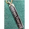 Image 1 : SILVER "FRIEND FOREVER" PENDANT
