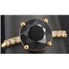 Image 1 : 10K(2.2G), BLACK DIAMOND (2.5+0.06CT)RING, SIZE 6, SUGGESTED RETAIL VALUE $4000
