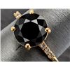 Image 2 : 10K(2.2G), BLACK DIAMOND (2.5+0.06CT)RING, SIZE 6, SUGGESTED RETAIL VALUE $4000