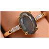 Image 2 : 10K(1.5G), OPAL (1.5CT), DIAMOND (0.06CT)RING, SIZE 7, SUGGESTED RETAIL VALUE $2400