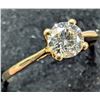 Image 2 : 10K(1.1G), LAB DIAMOND (0.4CT)RING, SIZE 7, SUGGESTED RETAIL VALUE $2000