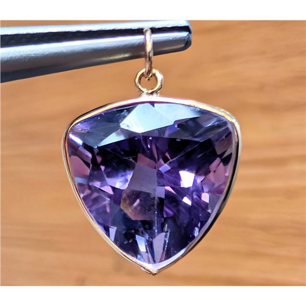 10K(1.2G), AMETHYST (5.5CT) PENDANT, SUGGESTED RETAIL VALUE $600