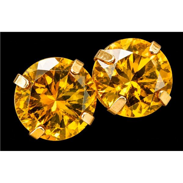 14K(0.4G), CITRINE (1.54CT)EARRING, SUGGESTED RETAIL VALUE $600