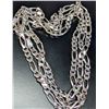 Image 1 : SILVER(8.6G), RHODIUM PLATED ITALIAN CHAIN 24", SUGGESTED RETAIL VALUE $220