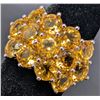 Image 2 : SILVER(5.93G), CITRINE (6.5CT)RING, SIZE, SUGGESTED RETAIL VALUE $360