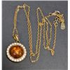 Image 2 : SILVER(4.52G), AMBER NECKLACE 16-18", SUGGESTED RETAIL VALUE $320