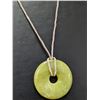 Image 2 : SILVER(APP 15G), JADEITE NECKLACE 16-22", SUGGESTED RETAIL VALUE $240