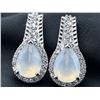 Image 1 : SILVER(4.82G), GENUINE GEM EARRING, SUGGESTED RETAIL VALUE $300