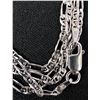 Image 3 : SILVER(4.72G), RHODIUM PLATED ITALIAN CHAIN 22"